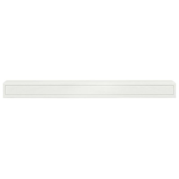 Chesterfield 72 in. The Sarah Mantel Shelf with MDF PaintWhite CH447895